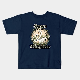 Swan Whisperer Kids T-Shirt